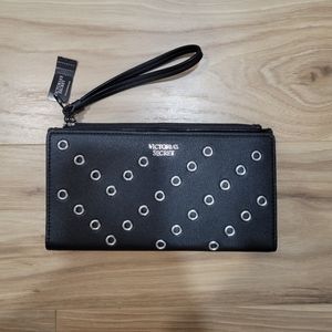 NWT Victoria's Secret Black Wrislet Wallet